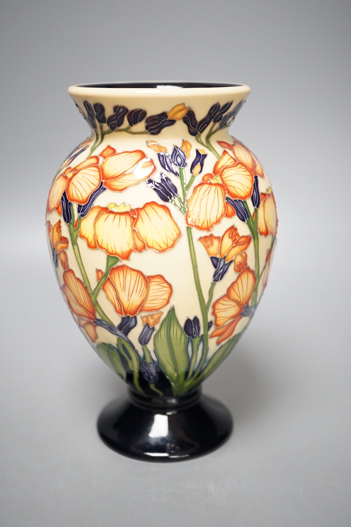 A rare Moorcroft 'gillies' vase by Paul Hilditch, limited edition 42/60, 2015, 17. cms high.